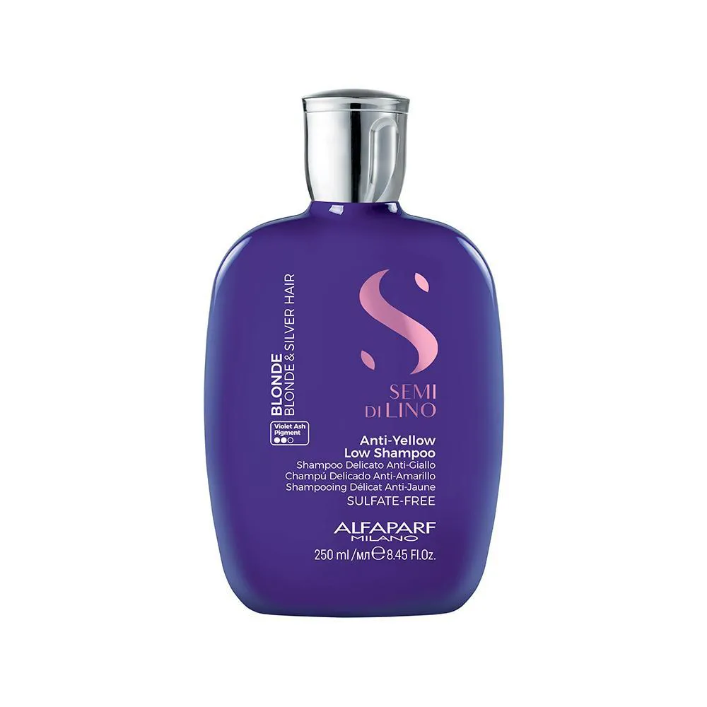 ALFAPARF MILANO PROFESSIONAL SEMI DI LINO BLONDE ANTI-YELLOW SHAMPOO 250ML
