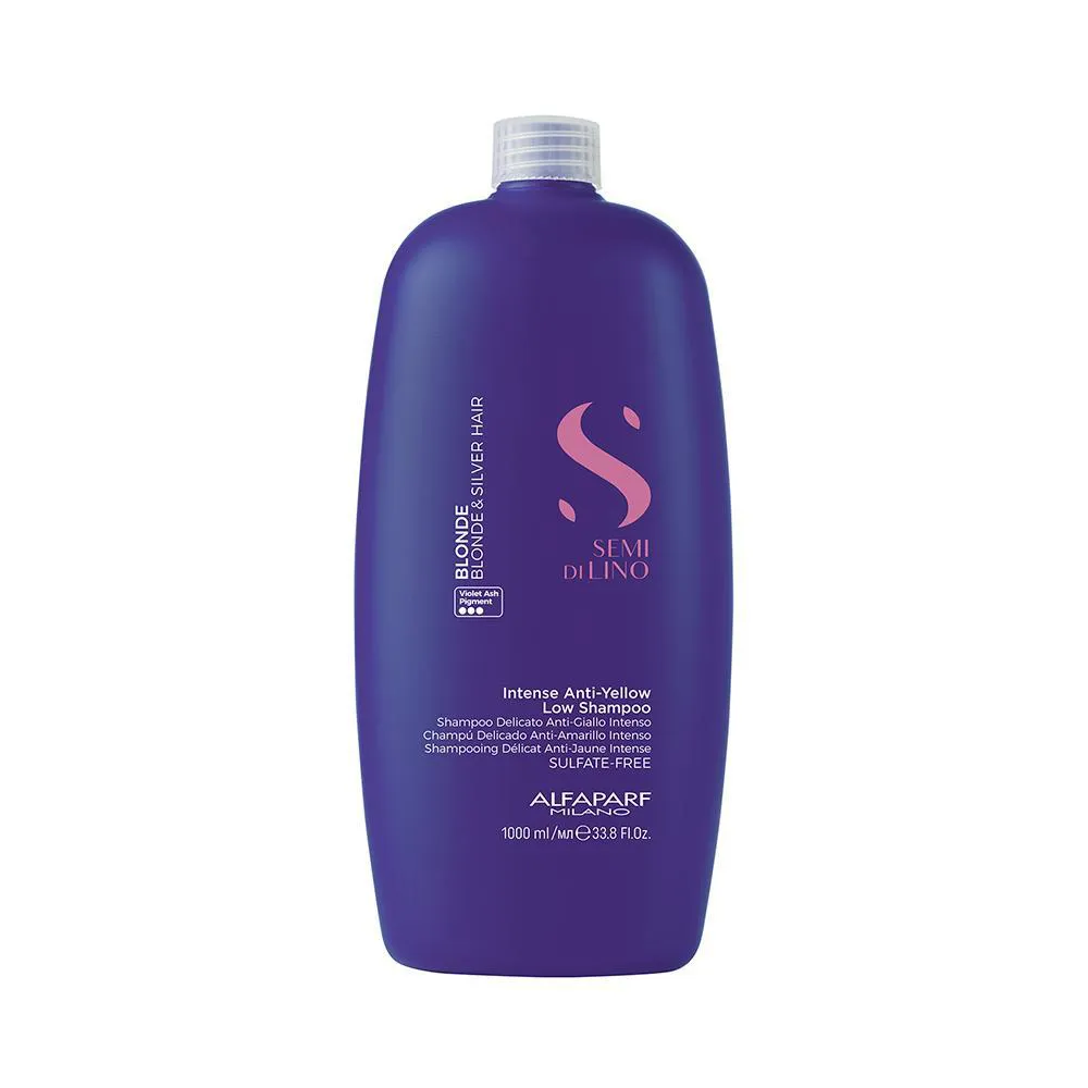 ALFAPARF MILANO PROFESSIONAL SEMI DI LINO BLONDE ANTI-YELLOW SHAMPOO 1000ML