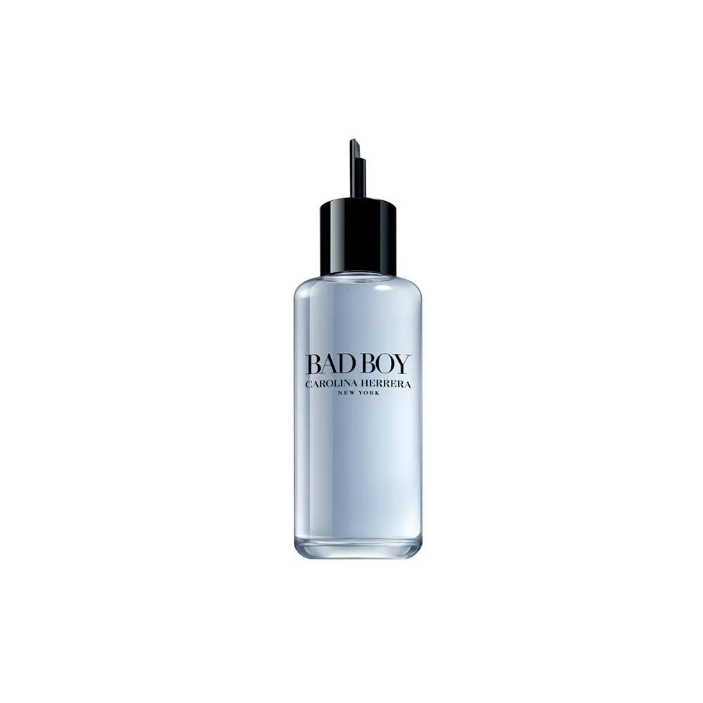 PERFUME CAROLINA HERRERA BAD BOY MASCULINNO EAU DE TOILETTE REFIL 200 ML