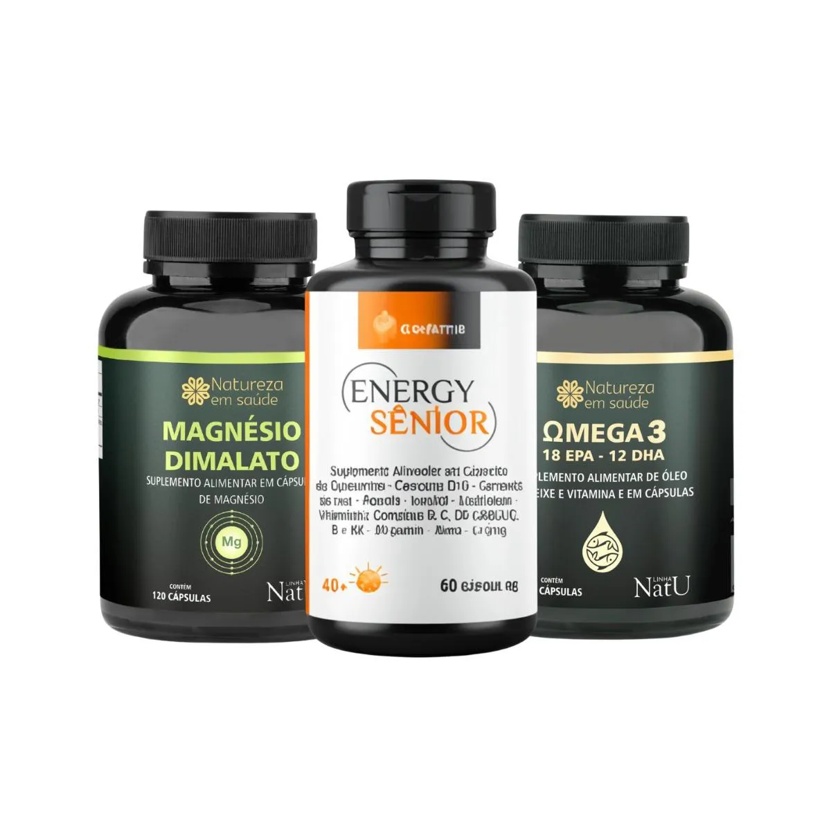 KIT OMEGA 3 + MAGNéSIO DIMALATO + ENERGY SENIOR