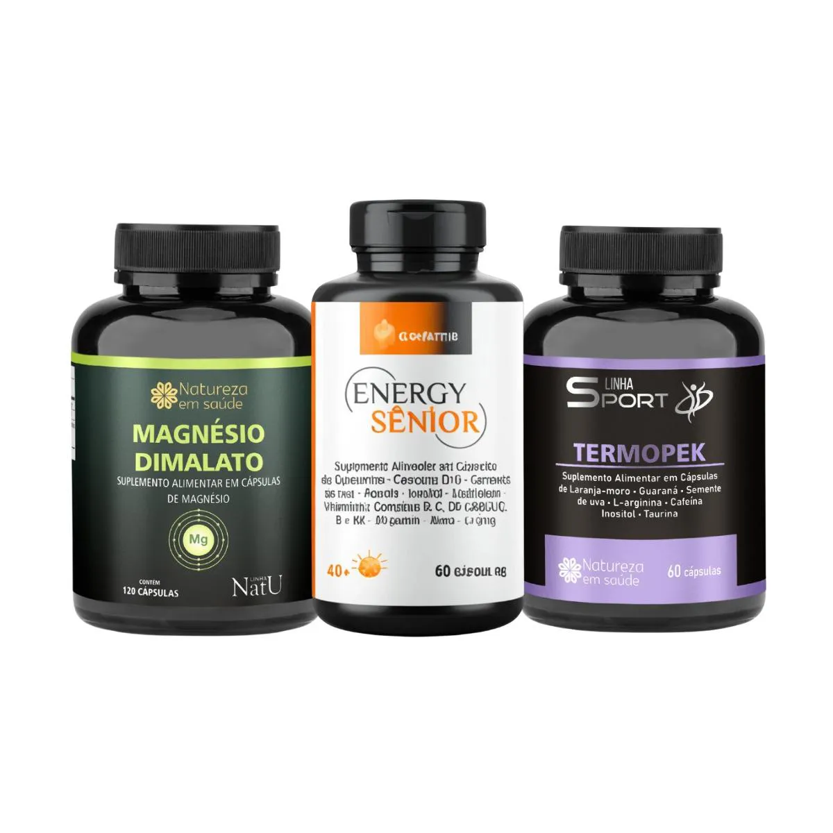 KIT MAGNESIO DIMALATO + TERMOPEK + ENERGY SENIOR