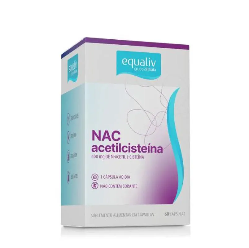 ACETILCISTEíNA  ( NAC) 600 MG   60 CáPSULAS EQUALIV