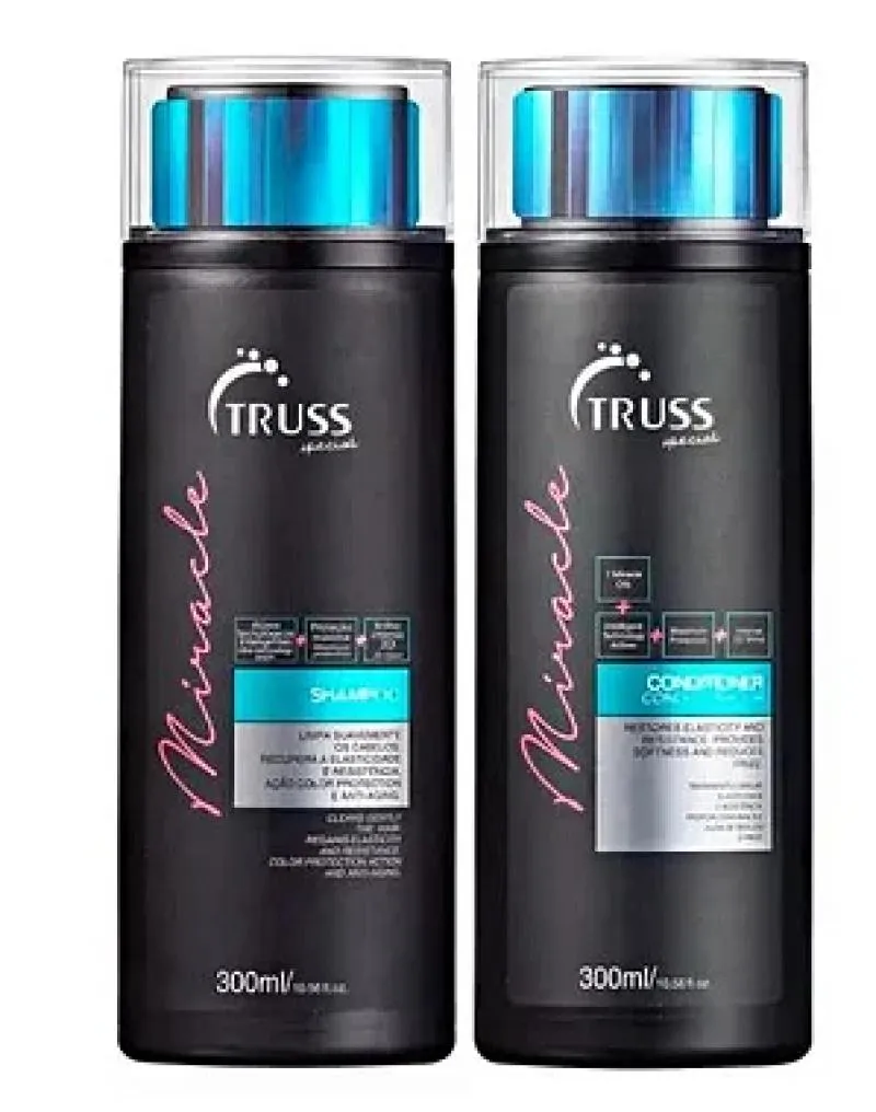 KIT TRUSS MIRACLE (SHAMPOO 300ML + CONDICIONADOR 300ML)