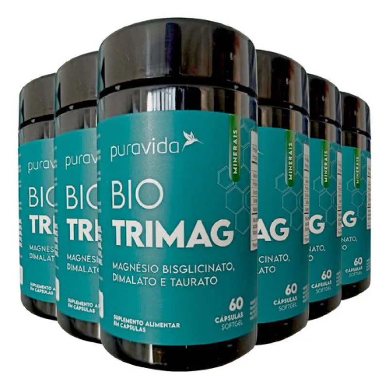 BIO TRIMAG 6 X 60 CáPSULAS PURAVIDA