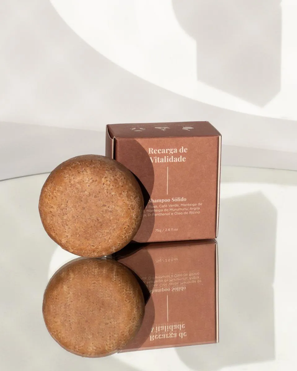 SHAMPOO SÓLIDO RECARGA DE VITALIDADE - 75G VEGANO