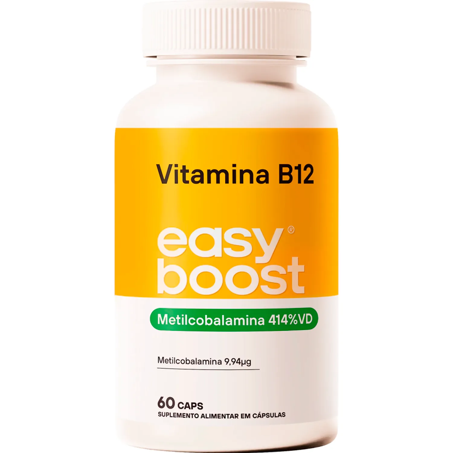 Vitamina B12 Metilcobalamina Easy Boost 414% Vd 60 Cápsulas