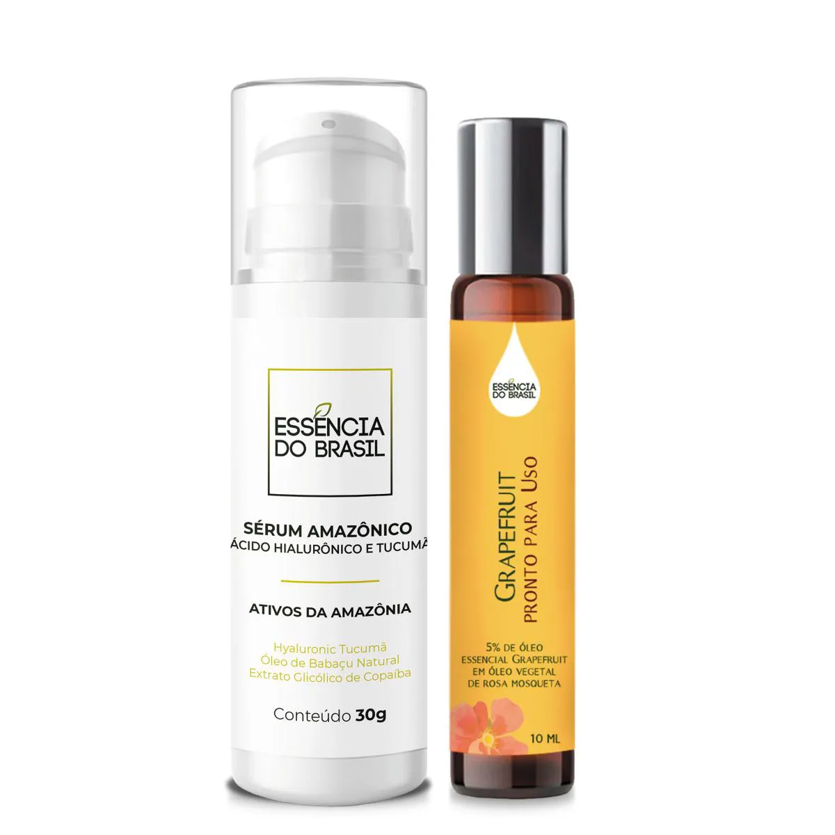 KIT REVITALIZAçãO PELE: SéRUM HIALURôNICO + ÓLEO GRAPEFRUIT