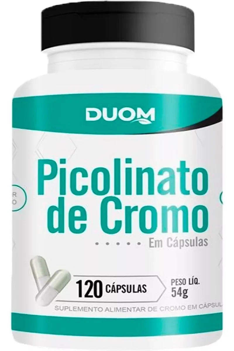 SUPLEMENTO PICOLINATO DE CROMO DUOM EMAGRECIMENTO 120CPS
