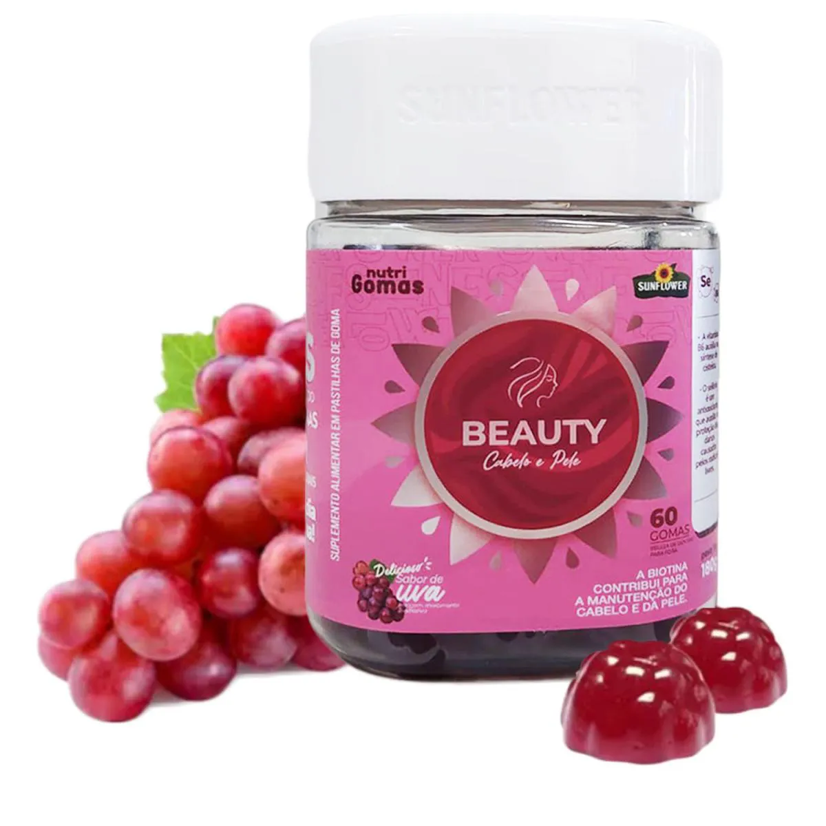 GUMMY CRESCIMENTO DE CABELO E FORTALECIMENTO DA UNHA 60GOMAS