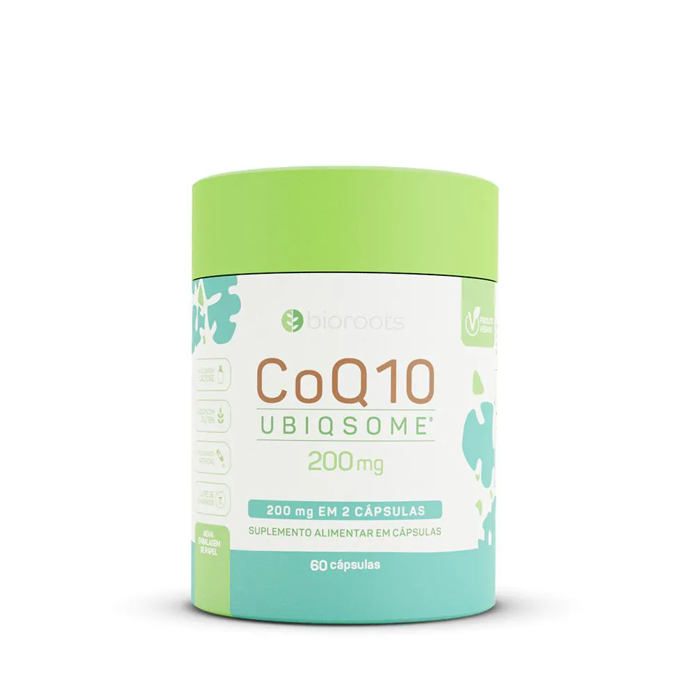 COENZIMA Q10 200MG COM 60 CáPSULAS - BIOROOTS