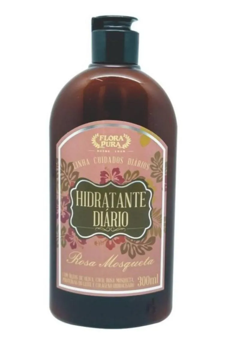 HIDRATANTE CORPORAL DE ROSA MOSQUETA FLORA PURA 300ML