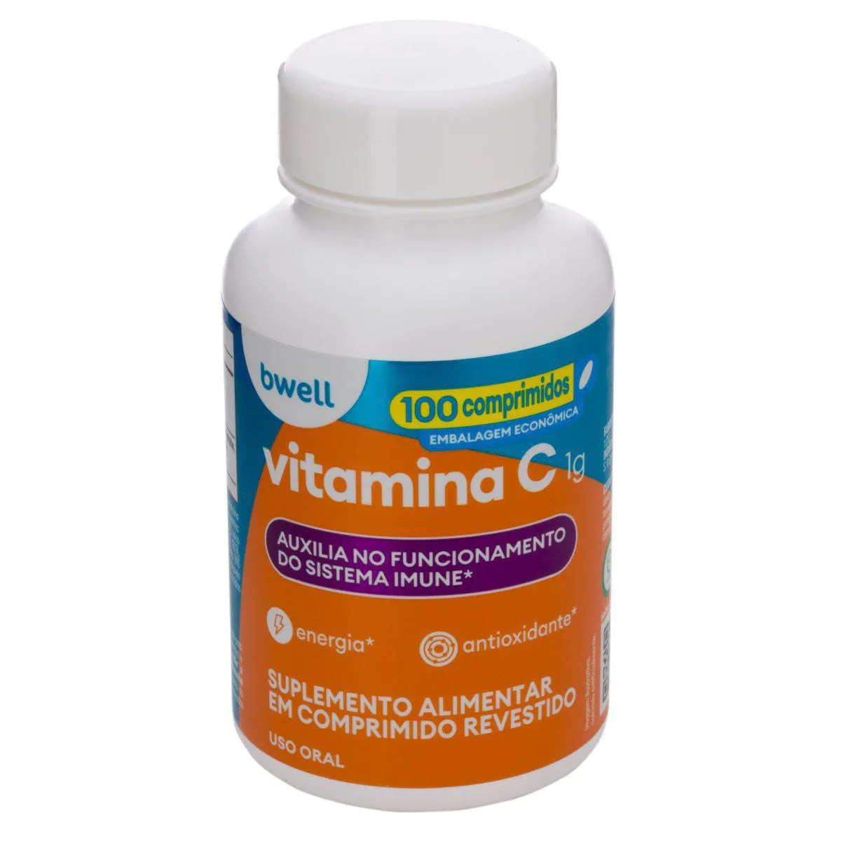 Vitamina C bwell 1g - 100 comprimidos