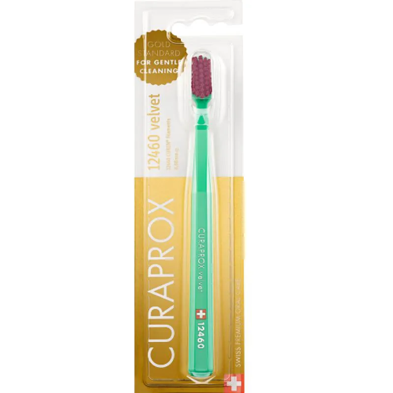 ESCOVA DENTAL CS 12460 VELVET VERDE CLARO/ROXO