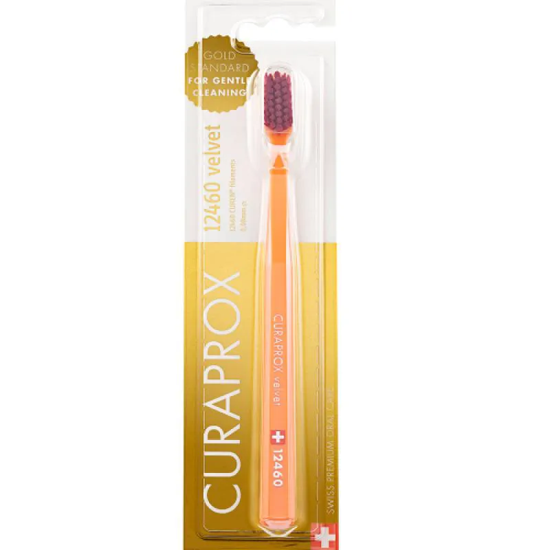ESCOVA DENTAL CS 12460 VELVET LARANJA/ROXO