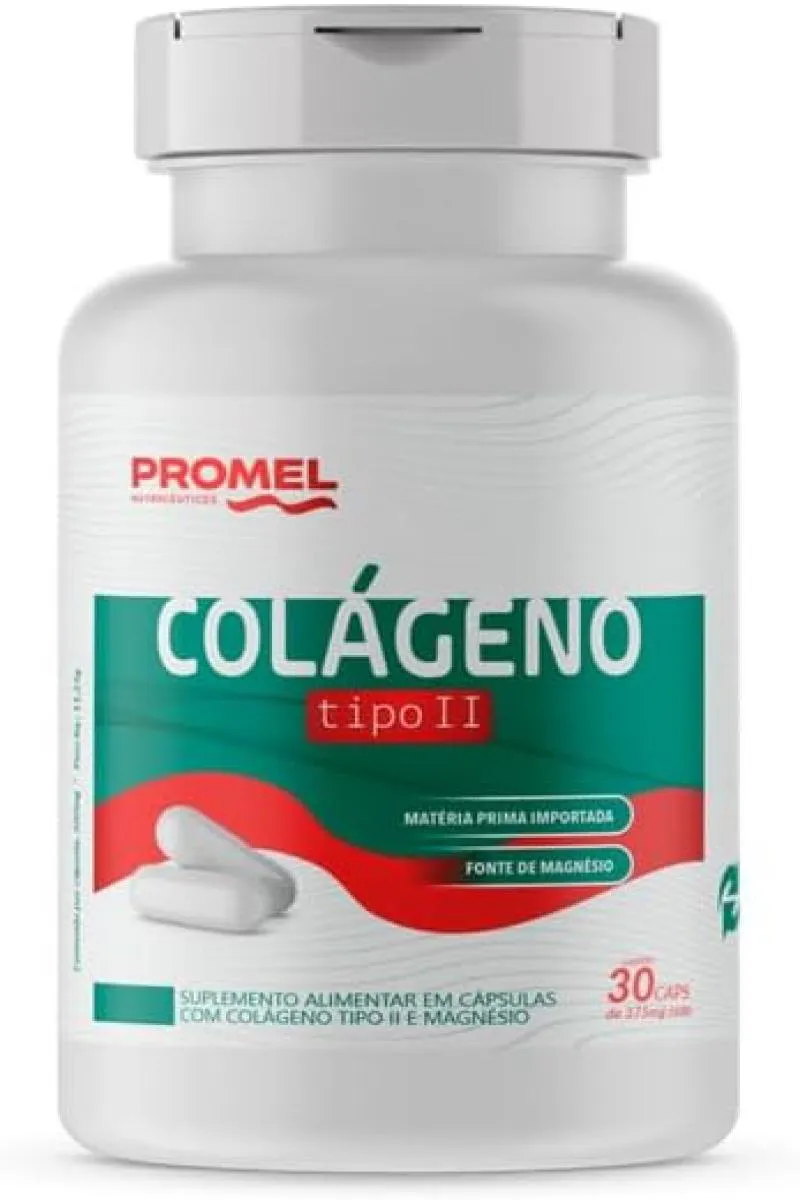 COLáGENO TIPO II (FONTE DE MAGNéSIO) 30 CáPSULAS PROMEL