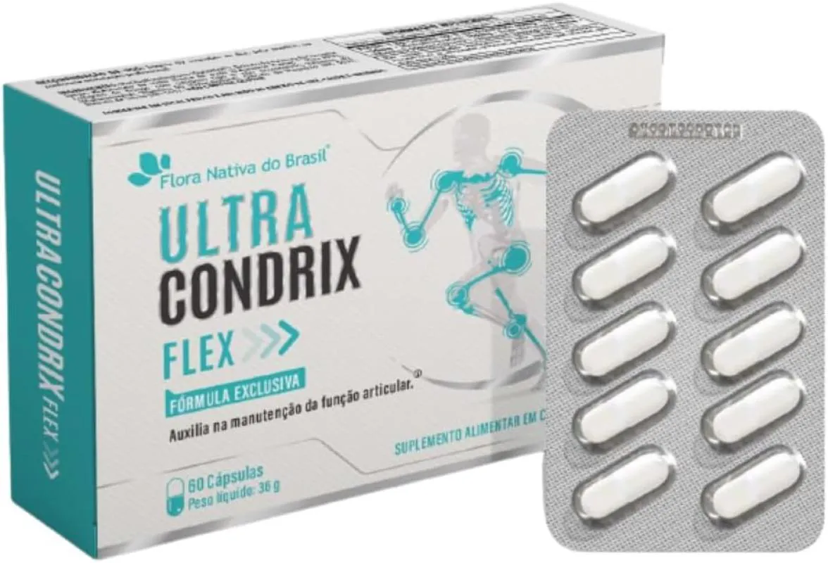 ULTRA CONDRIX FLEX (MSM, COLáGENO) 60 CáPSULAS FLORA NATIVA