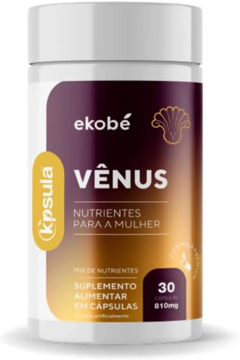 VêNUS NUTRIENTES PARA A MULHER 30 CáPSULAS 810MG EKOBé