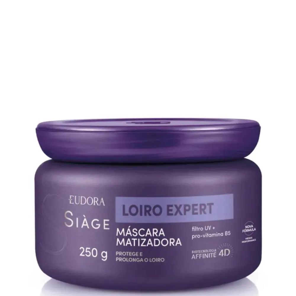 EUDORA SIàGE MáSCARA CAPILAR MATIZADORA LOIRO EXPERT 250G