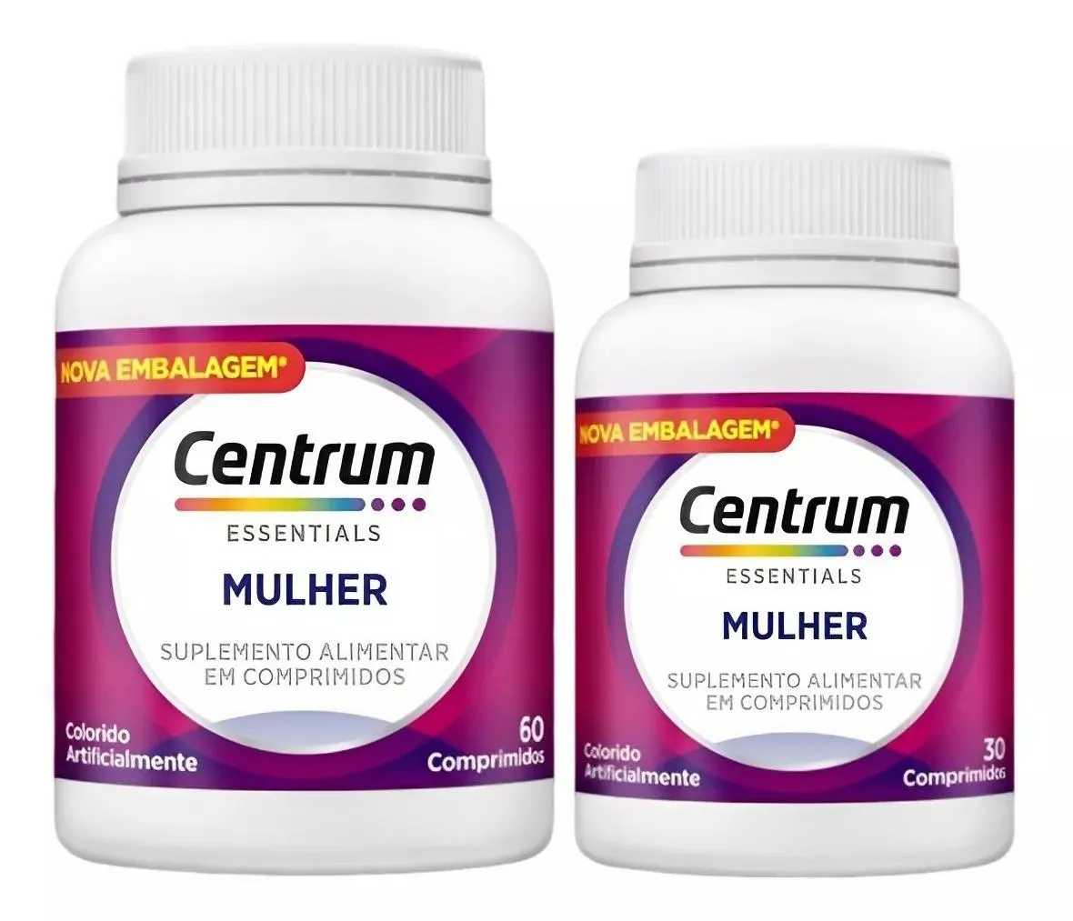 KIT CENTRUM ESSENTIALS MULHER-90 COMPRIMIDOS-3 MESES DE USO SEM Sabor