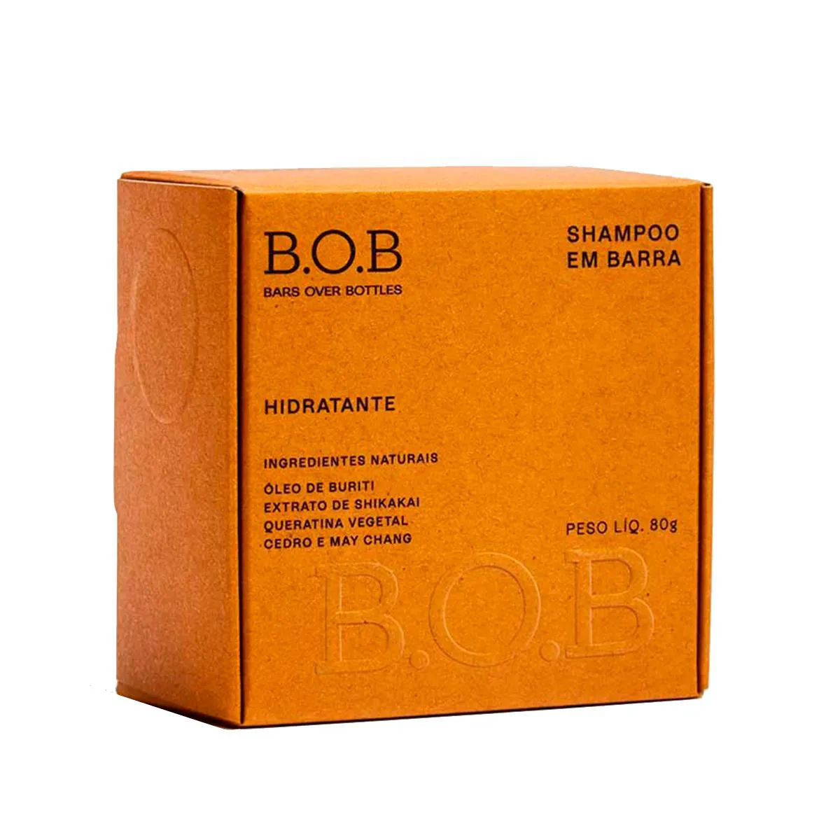 Shampoo em Barra B.O.B Hidratante 80g