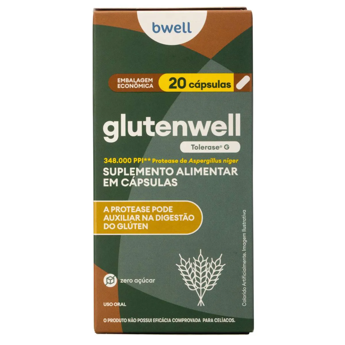 Glutenwell bwell 20 cápsulas