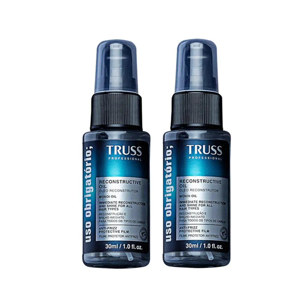 KIT TRUSS USO OBRIGATóRIO - ÓLEO CAPILAR 30ML 2 UNIDADES