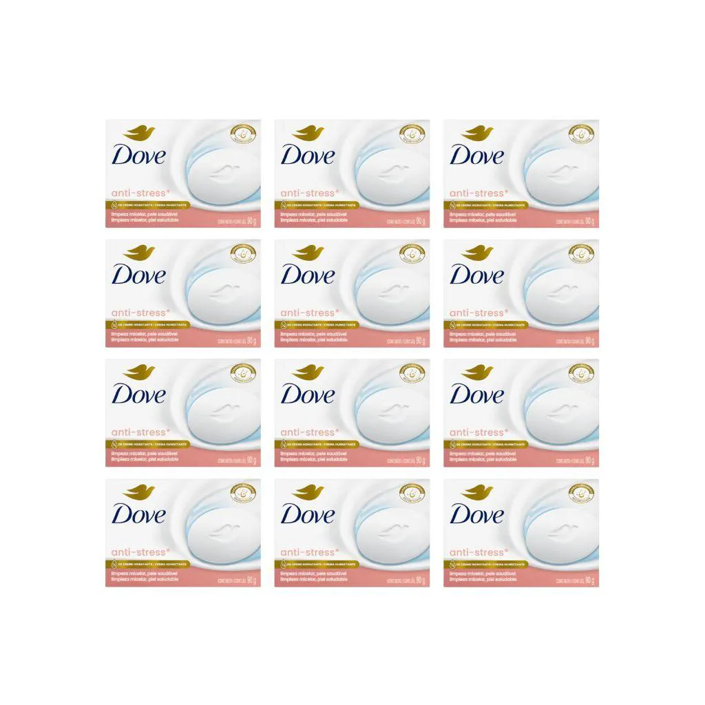 SABONETE DOVE 90G MICELAR ANTI STRESS - KIT C/ 12UN