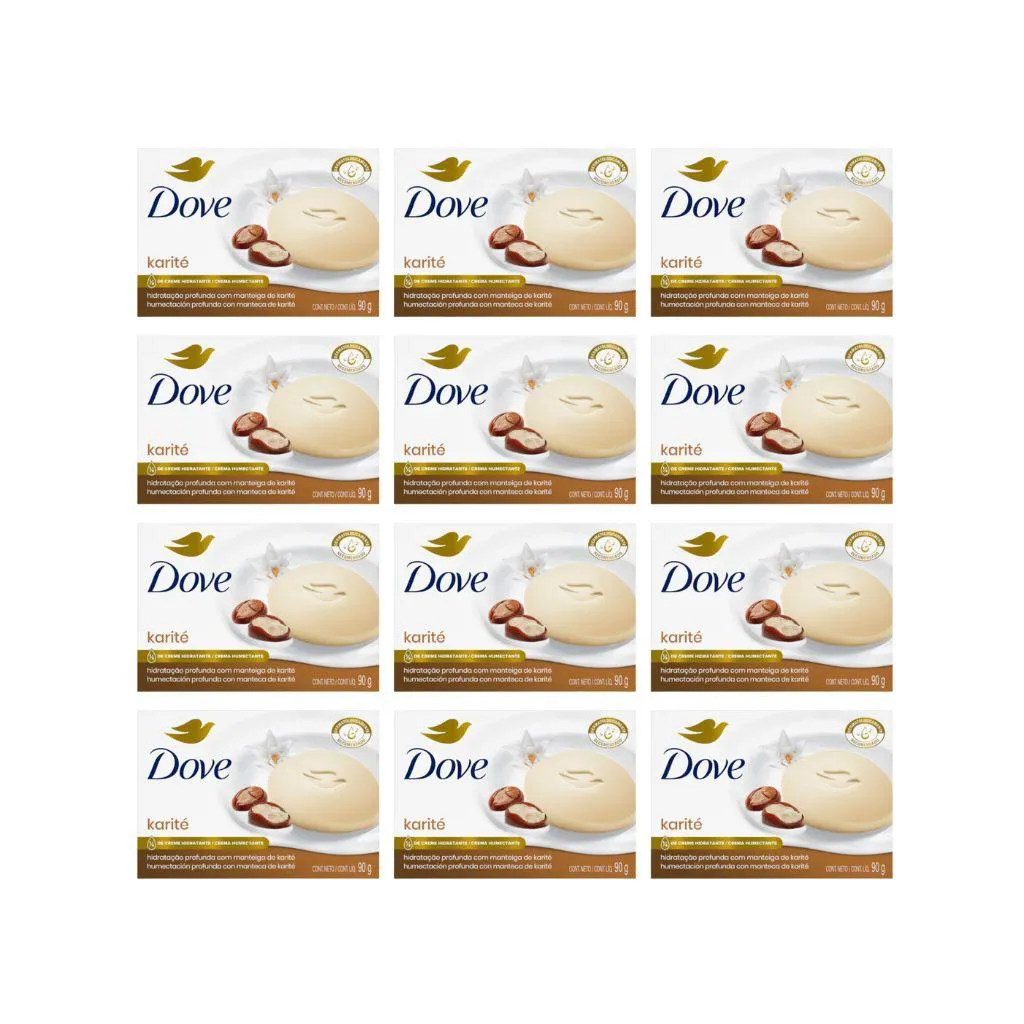 SABONETE DOVE 90G KARITE - KIT C/ 12UN