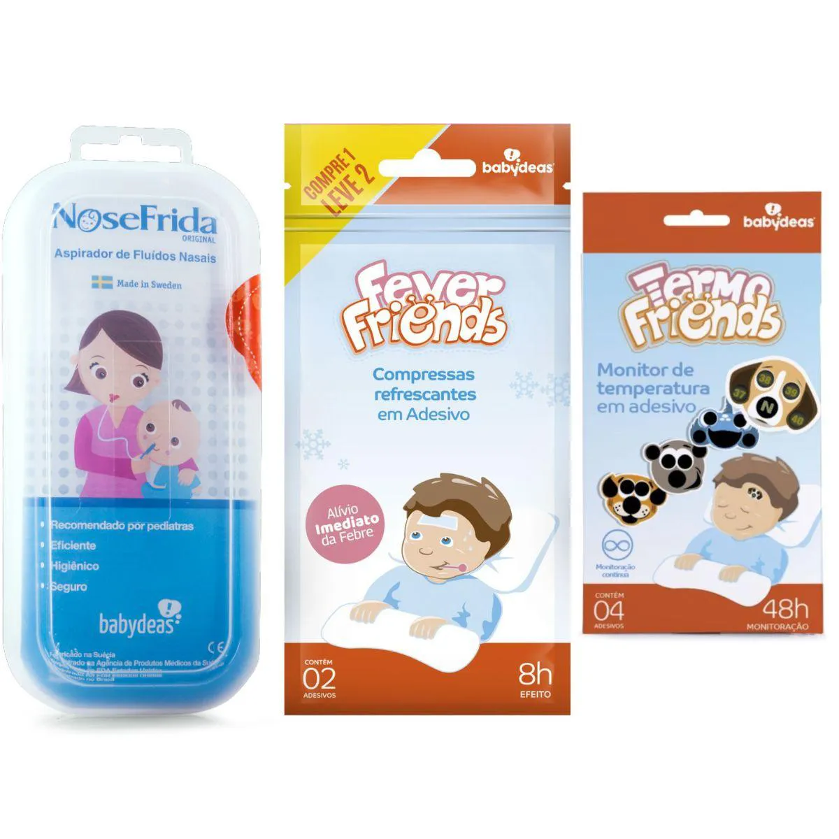 KIT NATURAL DE COMBATE AO INVERNO BABY - 3 ITENS - BABYDEAS