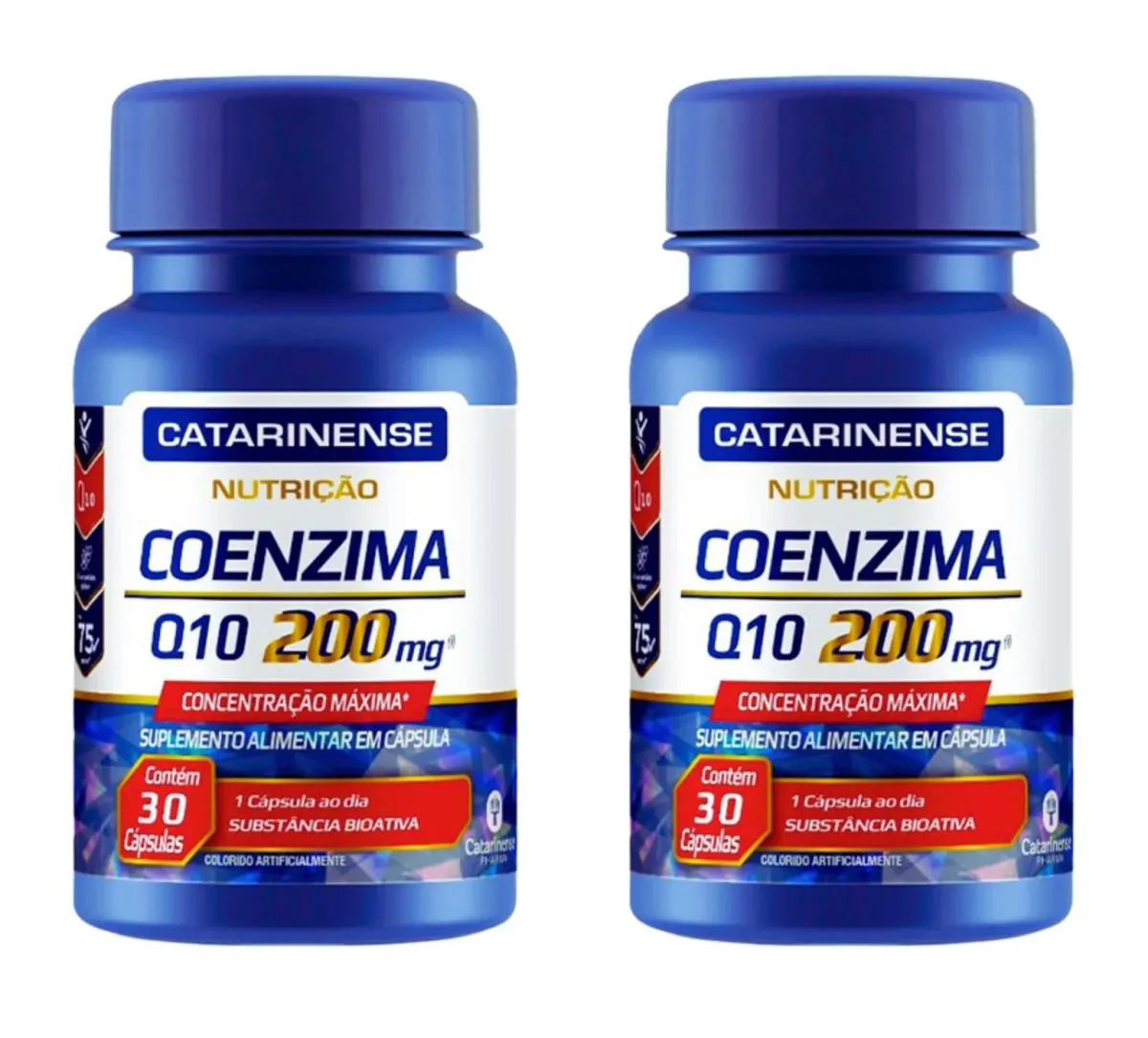 Kit 2 Suplemento Catarinense Coenzima Q10 Bioativa 200Mg 30Cps