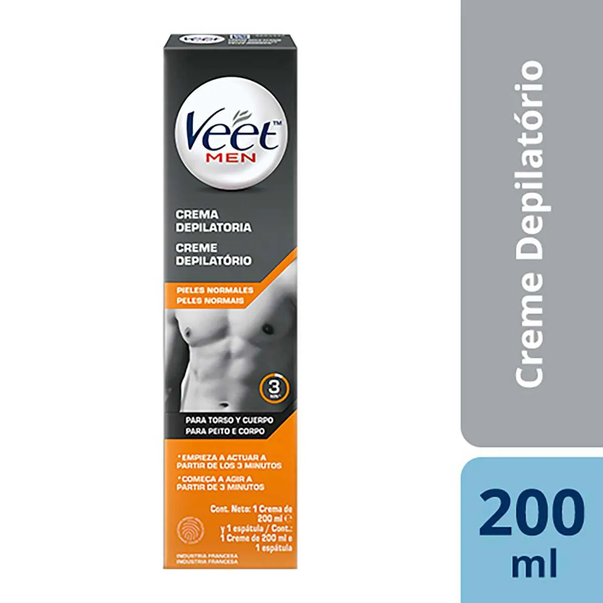 Creme Depilatório Veet Men Pele Normal 200ml