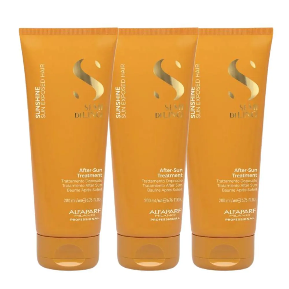 ALFAPARF SEMI DI LINO SUNSHINE KIT 3 MáSCARAS 200ML