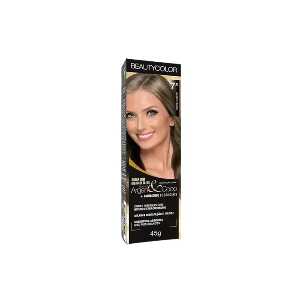 TINTURA BEAUTY COLOR 7.0 LOURO NATURAL