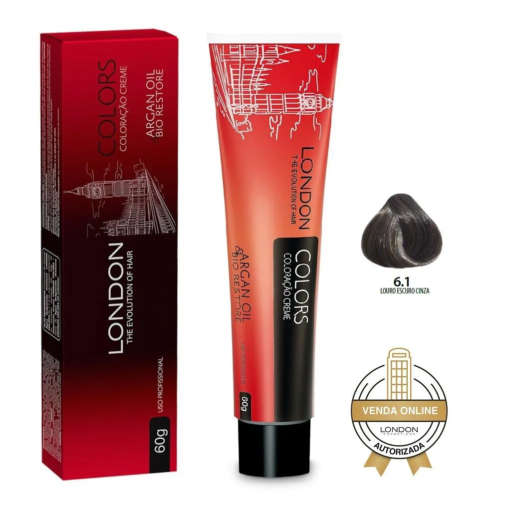 LONDON COLORACAO 60G - 6.1 LOURO ESCURO CINZA
