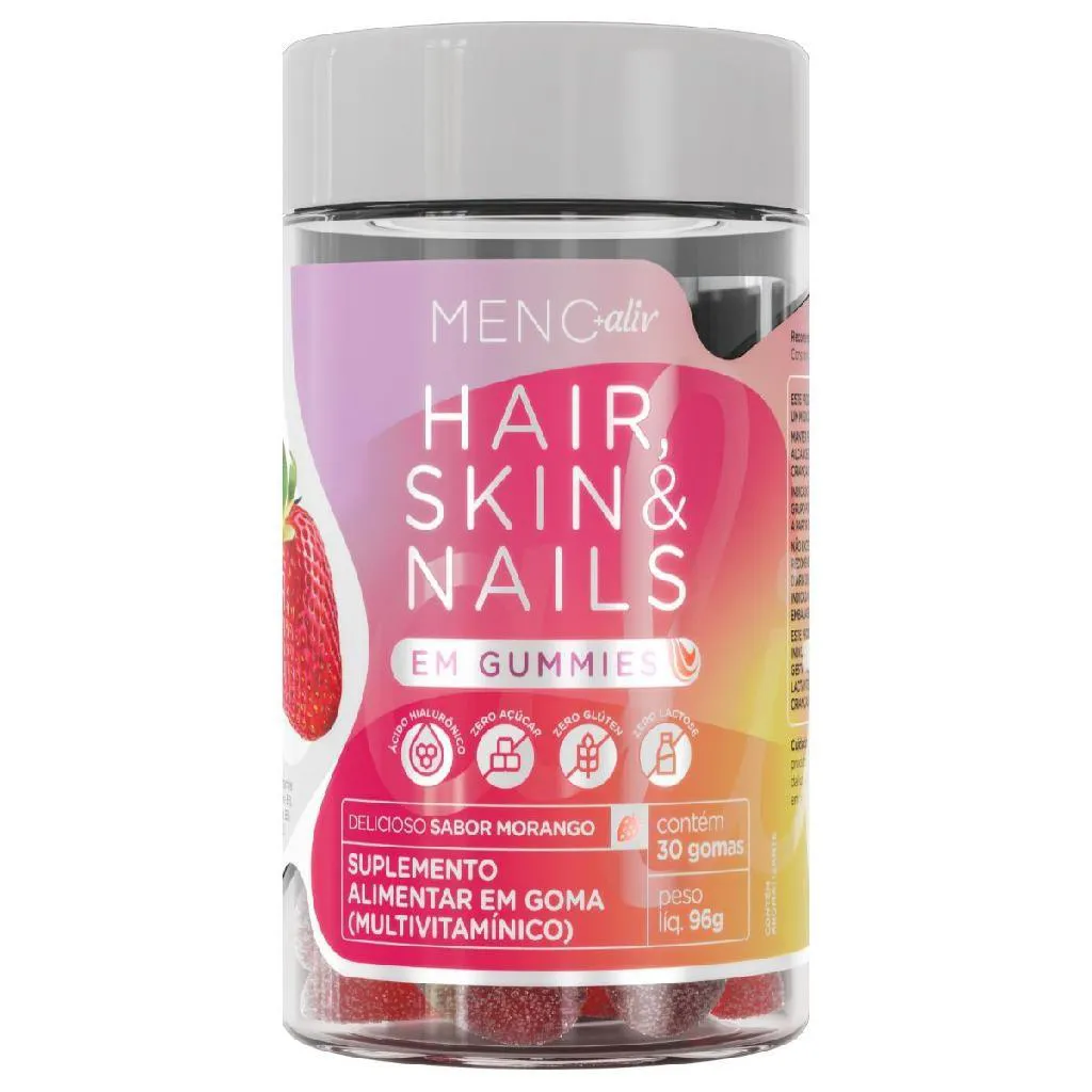 GUMMIE ALIV HAIR, SKIN & NAILS, GAMMY CABELO PELE - 30 GOMAS
