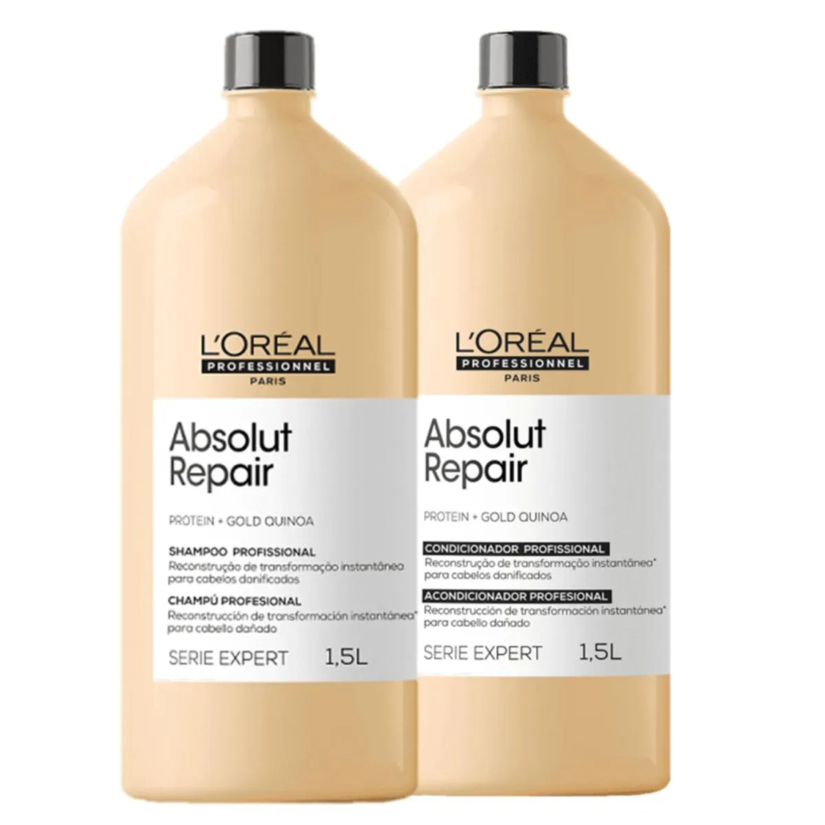 Kit L'Oréal Professionnel Absolut Repair gold Quinoa + Protein Duo Salon (2 Produtos)
