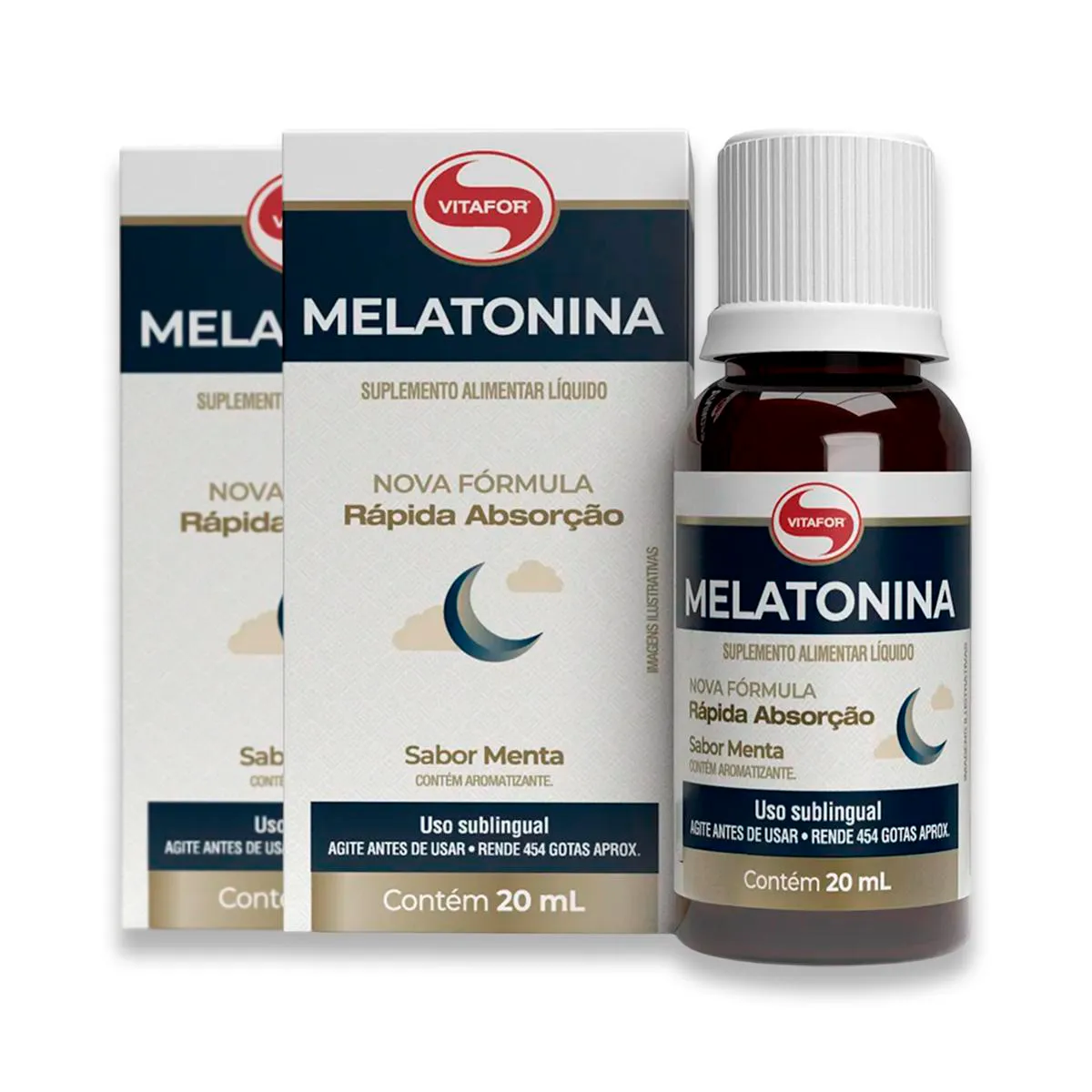 KIT 2 MELATONINA VITAFOR 20ML