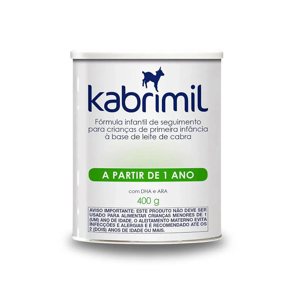 FóRMULA INFANTIL KABRIMIL LEITE DE CABRA 1 A 3 ANOS 400G