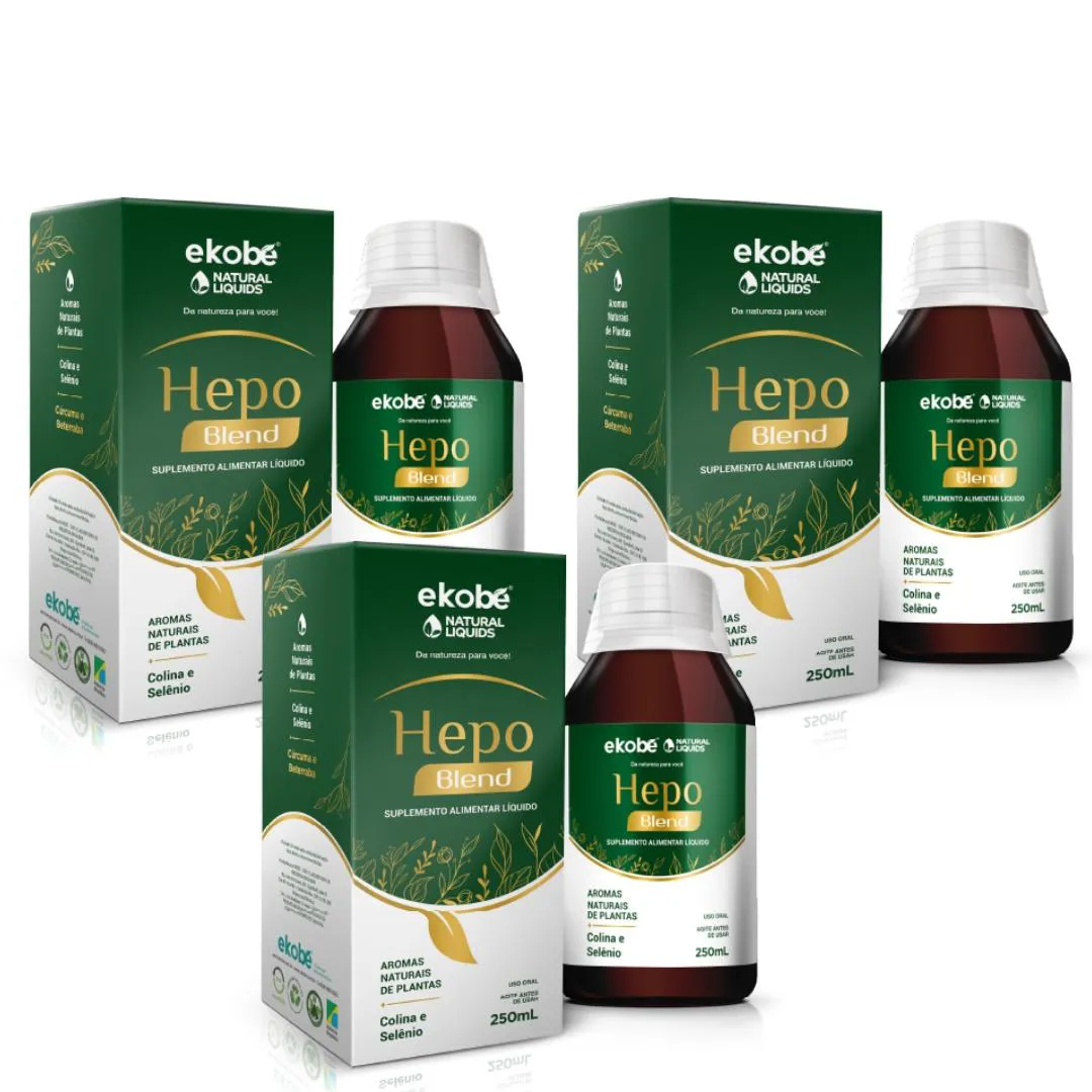KIT 3X HEPO BLEND (COLINA E SELêNIO) 250ML EKOBé