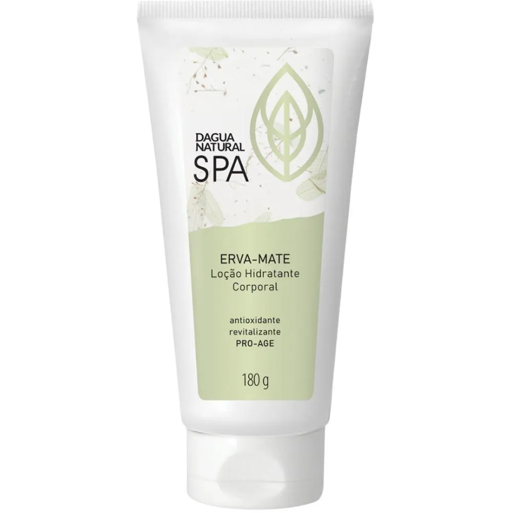 LOçãO HIDRATANTE CORPORAL SPA ERVA-MATE 180G DAGUA NATURAL