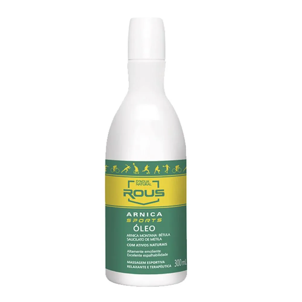 OLEO DE MASSAGEM ESPORTIVA ARNICA SPORTS 300ML DAGUA NATURAL