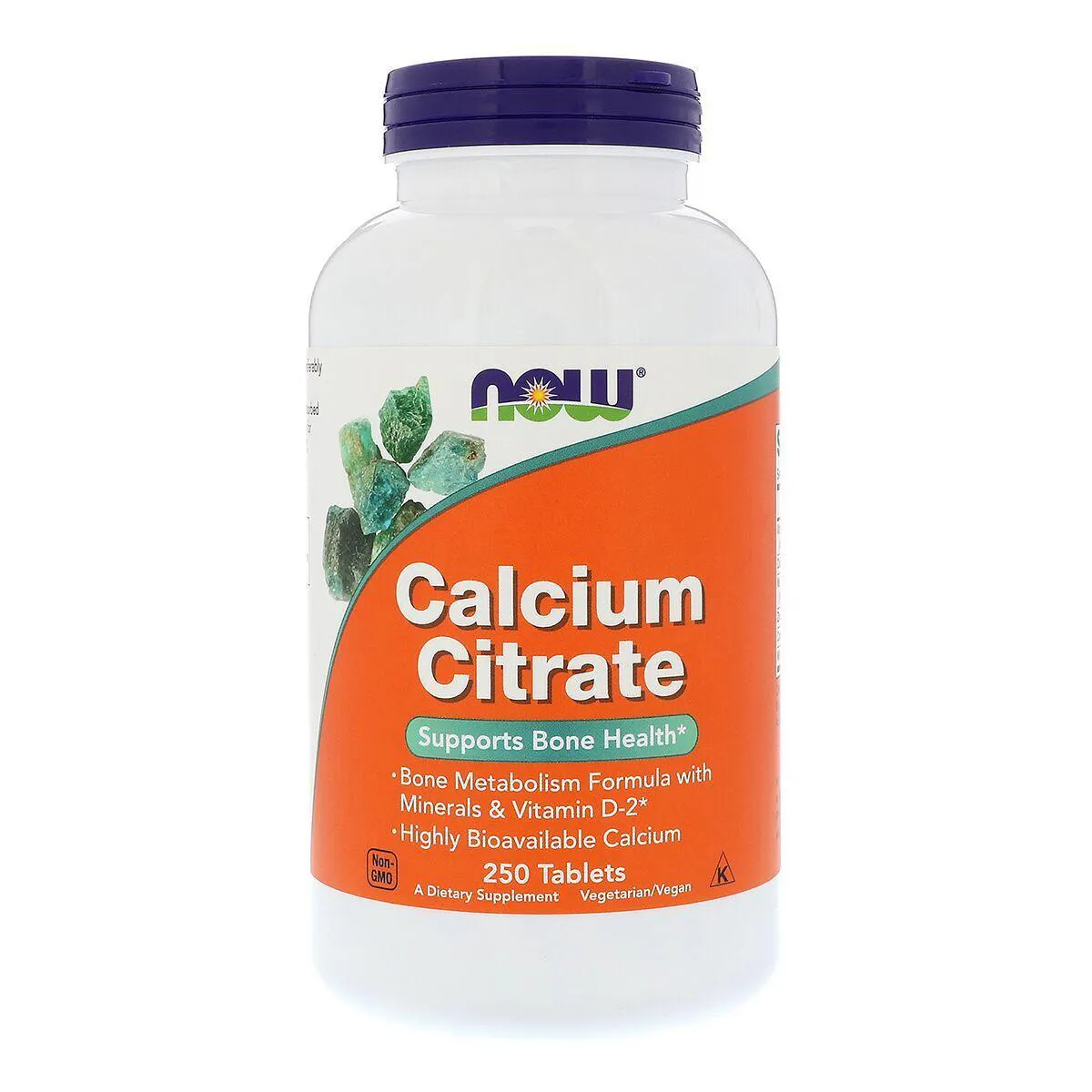 CALCIUM CáLCIO CITRATE C/ MULTI MINERALS 250 TABS NOW FOODS