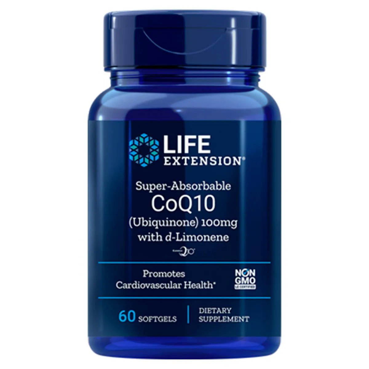 COQ10 UBIQUINONE C/ D-LIMONENE 100MG 60 SGLES LIFE EXTENSION