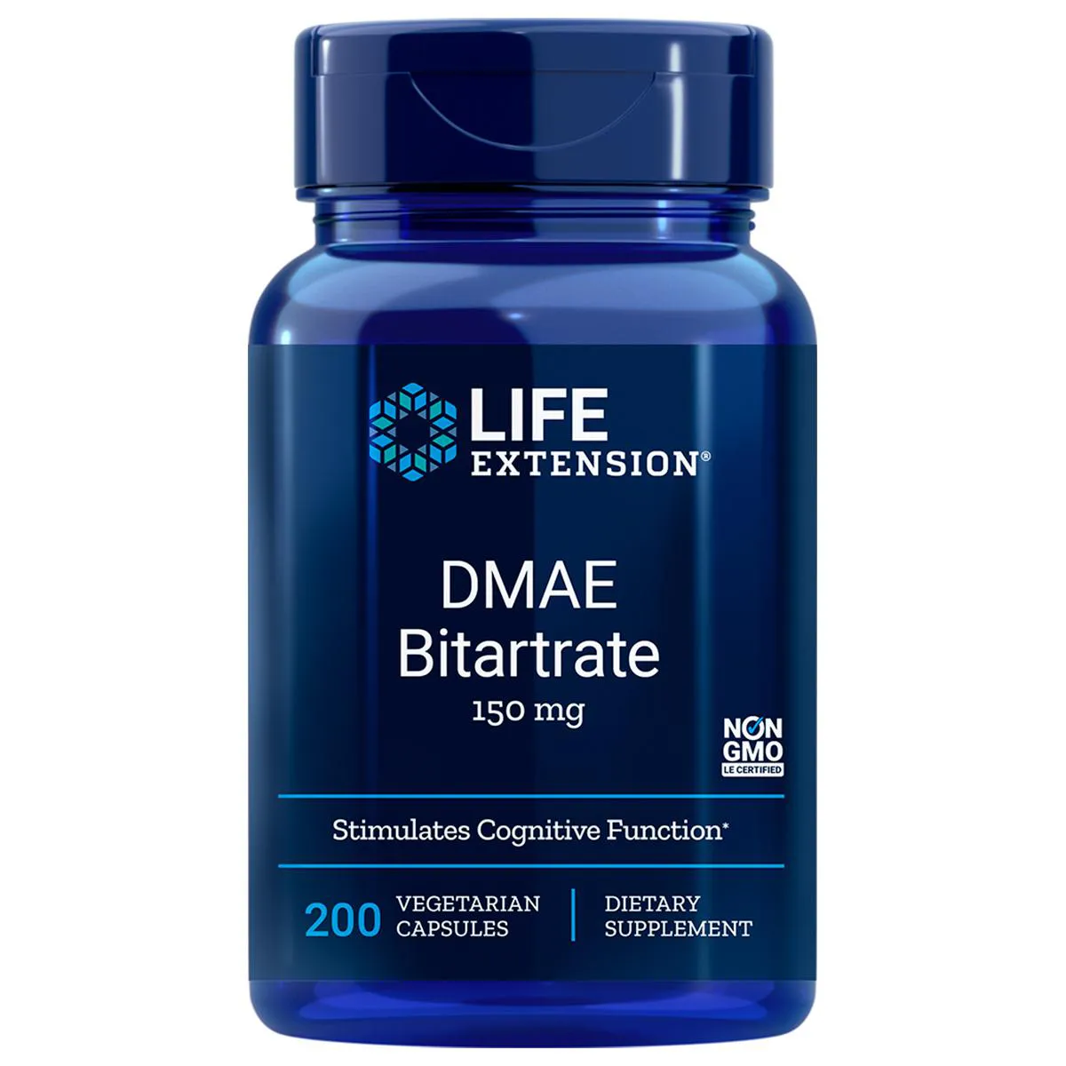 DMAE BITARTRATE 150MG (200 CAPS)  LIFE EXTENSION