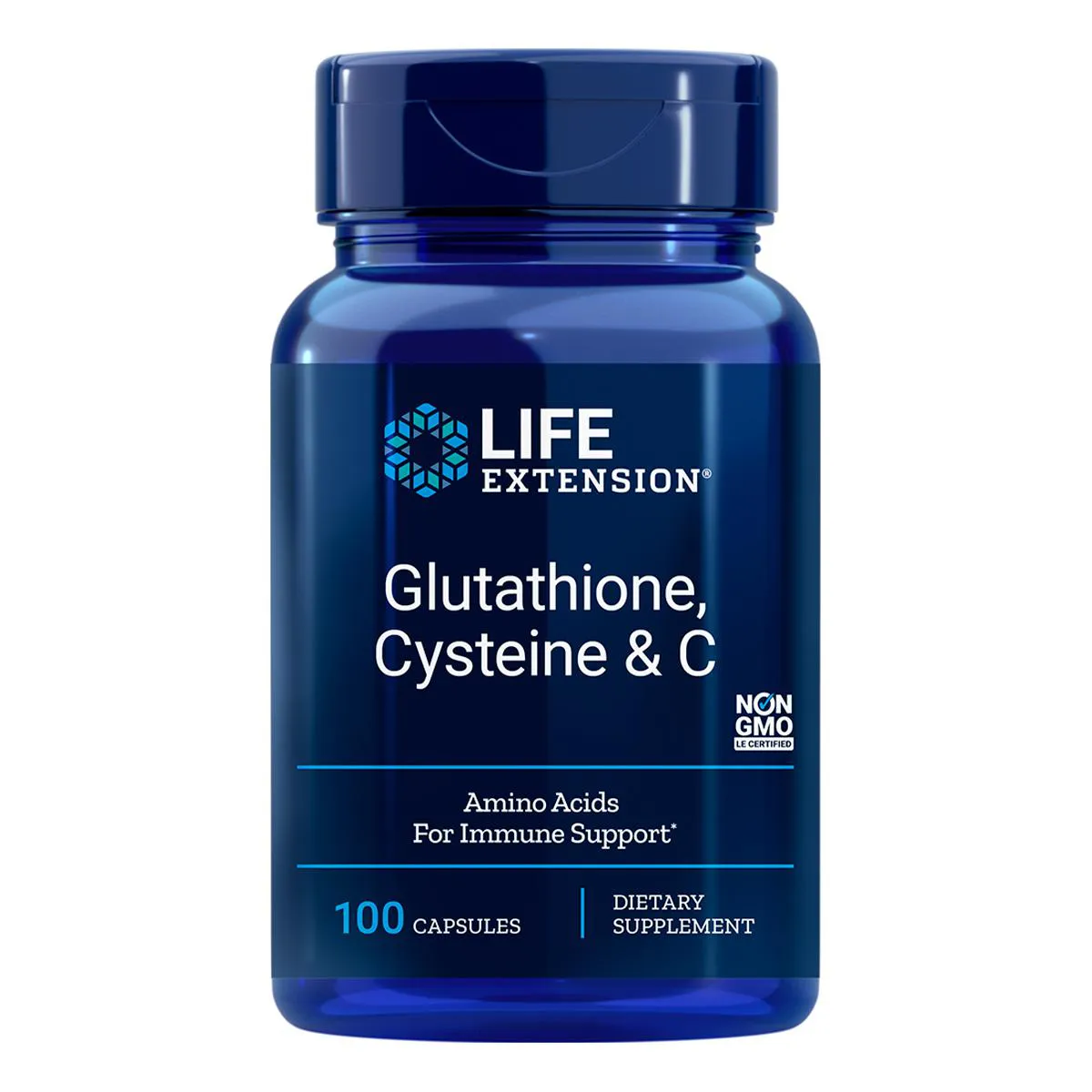 L-GLUTATHIONE CYSTEINE E VITAMIN C (100 CAPS) LIFE EXTENSION
