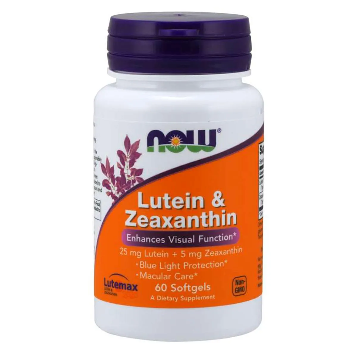 LUTEIN ZEAXANTINA 20MG LUTEMAX (60 SGELS) NOW FOODS