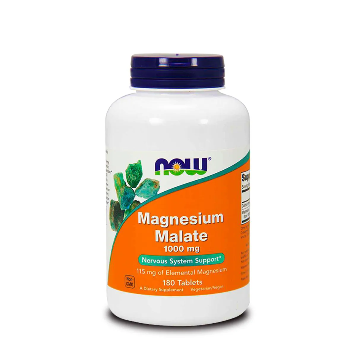 MAGNESIUM MAGNéSIO MALATE 1000MG (180 TABLETS) NOW FOODS