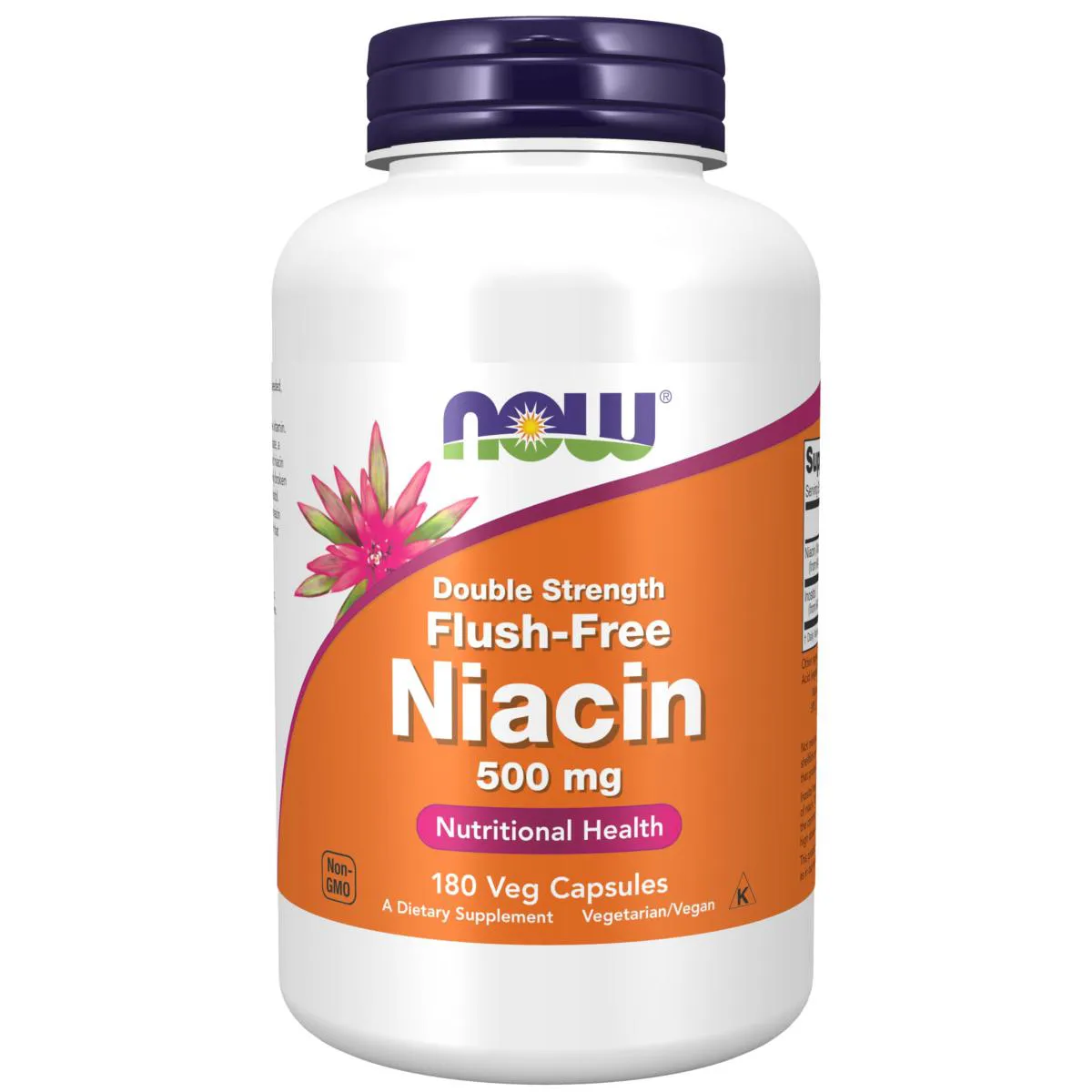 NIACIN FLUSH FREE INOSITOL HEXANICOTINATE 500MG 180VCAPS NOW FOOD