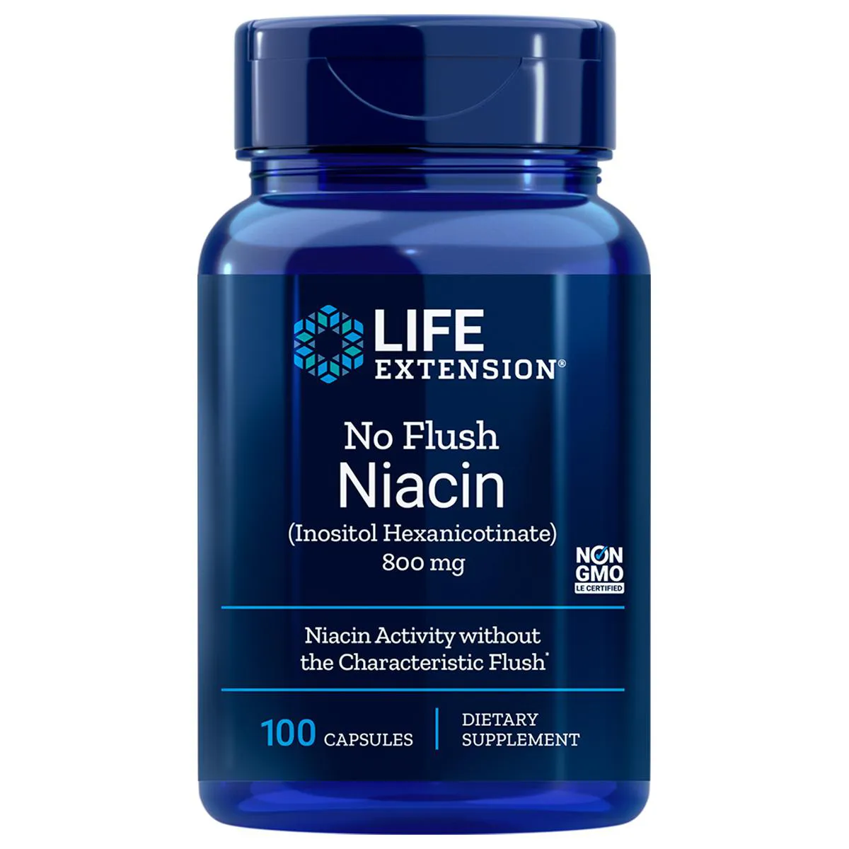 NO FLUSH NIACIN 640MG 100 CAPS LIFE EXTENSION