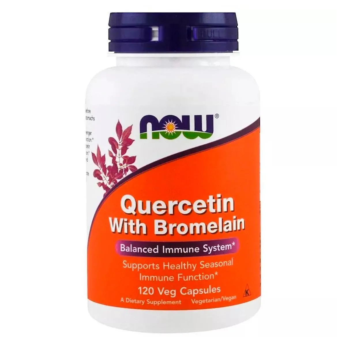 QUERCETIN  WITH BROMELAIN (120 VCAPS) NOW FOODS
